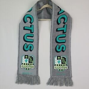 NEW Ruffneck B&B CACTUS Denver, Colorado Scarf Grey Green 68" x 8"